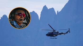 El alpinista Simone Moro sufre