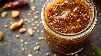 Chiles, jitomate y guayaba asados