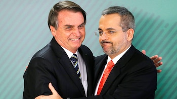 Jair Bolsonaro junto a Abraham