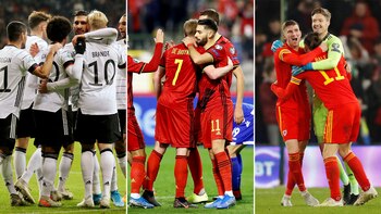 Alemania, Bélgica y Gales fueron