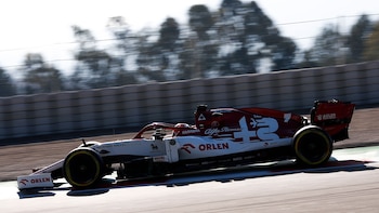 En acción sobre su Alfa