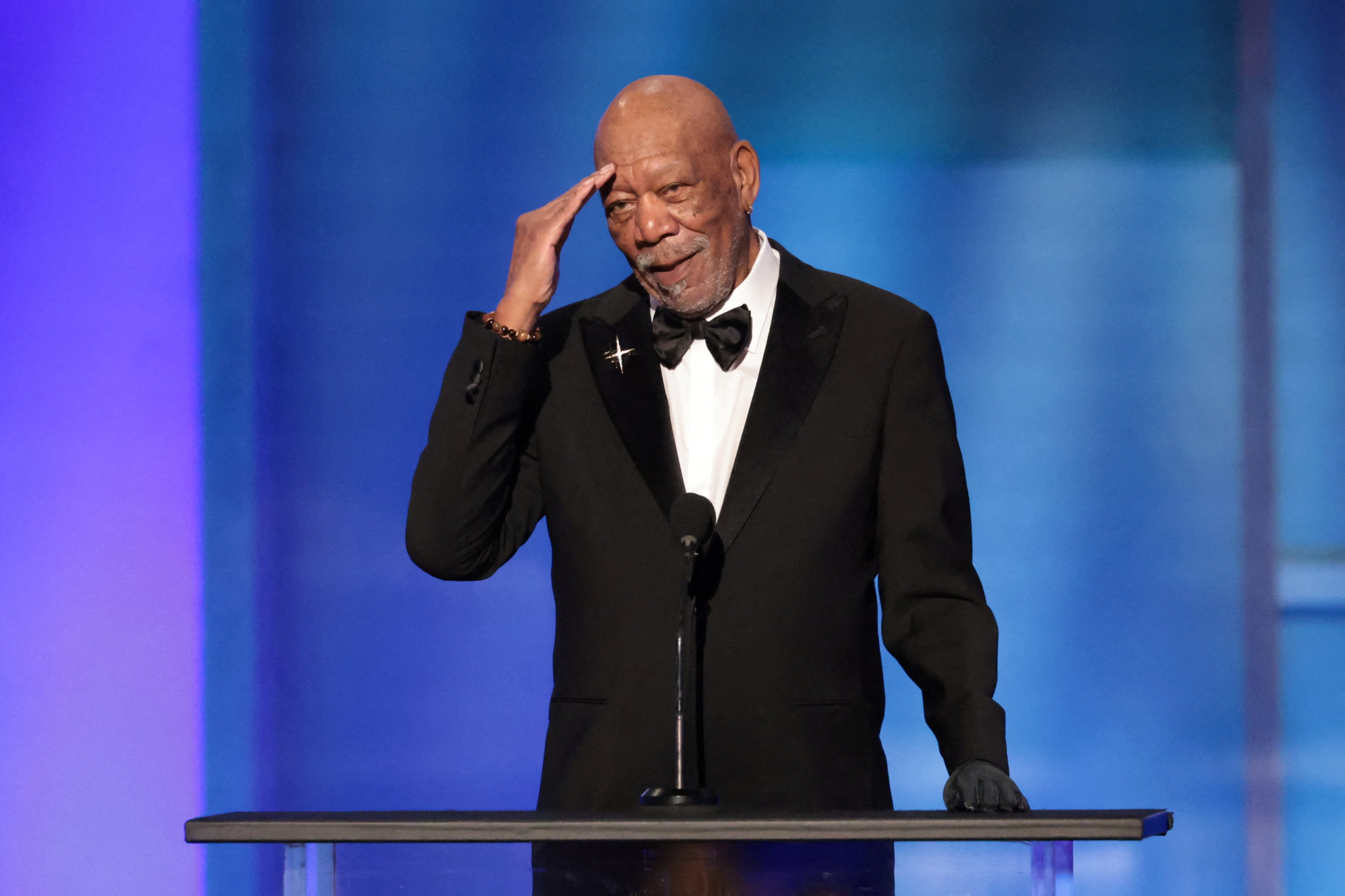 Morgan Freeman presentó la continuidad laboral como una elección personal y no como una imposición económica (REUTERS/Mario Anzuoni)