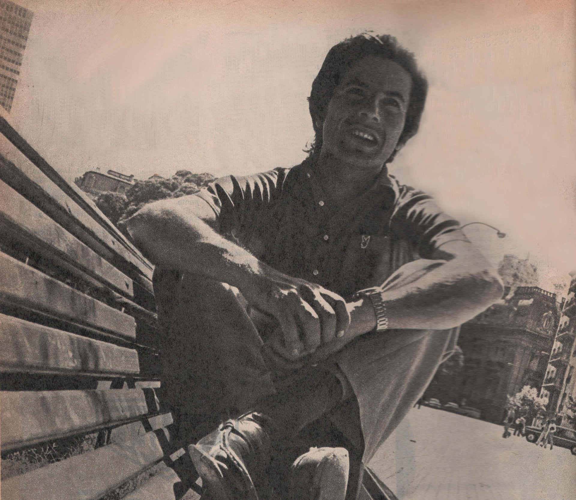Roberto Mouras en 1975 (Archivo CORSA)