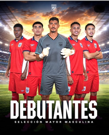 Marcos De León, Jair Modelo, Joseph Jones, Daivis Murillo y Mijahir Jiménez tuvieron sus primeros minutos con la selección mayor. Tomada de Instagram