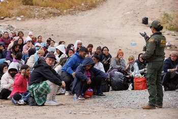 Un oficial de la patrulla