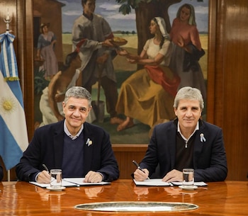 Jorge Macri y Luis Caputo