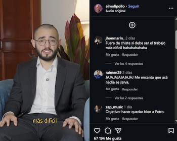 El bogotano Andrés Molinares le