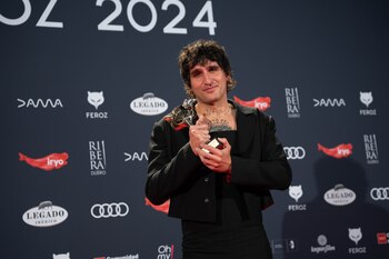 26/01/2024 La actriz La Dani posa tras recibir el Premio Feroz a Mejor Actor de Reparto en una Película por 'Te estoy amando locamente' durante la gala de la XI edición de los Premios Feroz, en el Palacio de Vistalegre, a 26 de enero de 2024, en Madrid (España). La Asociación de Informadores Cinematográficos de España (AICE) entrega cada año, desde 2014, los premios Feroz, que reconocen el mérito y la calidad de la producción audiovisual española. Este año los Premios Feroz 2024 vuelven a celebrarse en Madrid después de dos años teniendo su cita habitual en Zaragoza.
SOCIEDAD
Gabriel Luengas - Europa Press