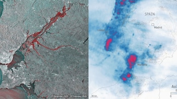 Satélites de la ESA muestran