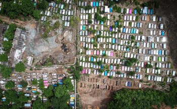 Fotografía tomada con un dron,