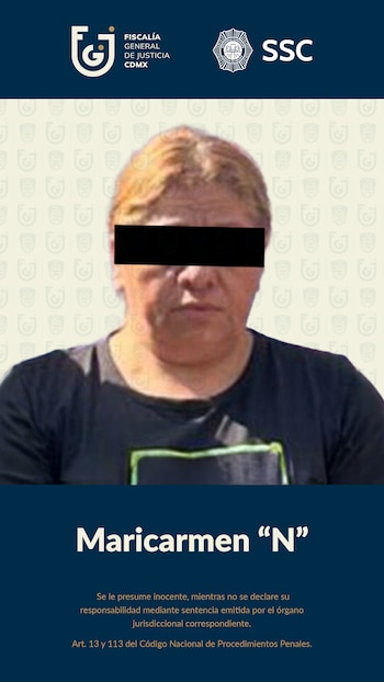 La Patrona es identificada extraoficialmente como hija de "La Madame", presunta jefa de la organización. Crédito: FGJCDMX