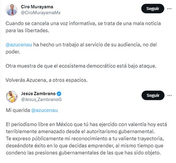 Reacciones al fin de 'Azucena