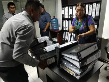 Funcionarios de la Contraloría llegaron