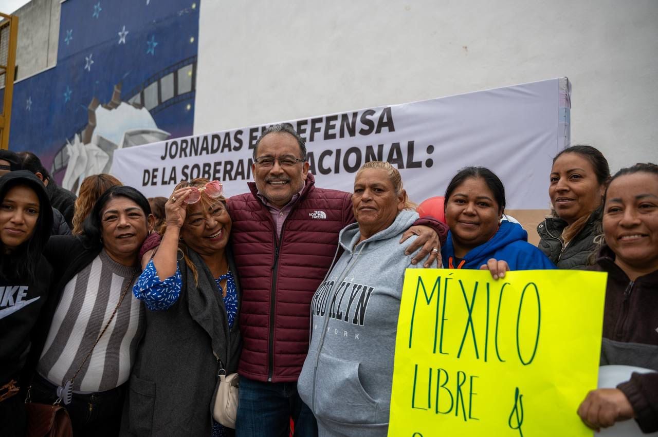 Andrés Mijes, jornadas de Defensa de la Soberanía Nacional en Nuevo León