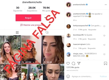 La actriz de casi 50