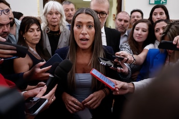 Míriam Nogueras, portavoz de Junts en el Congreso. (EFE/Sergio Pérez)