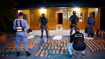 Los 145 paquetes de marihuana