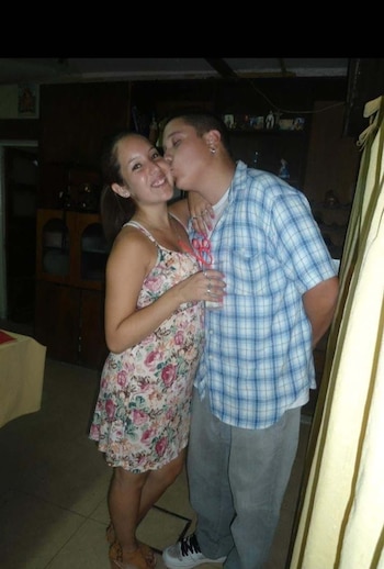 Damián y Milena en la