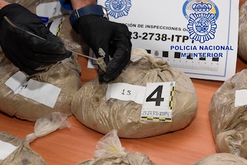 Cargamento de heroína decomisada por