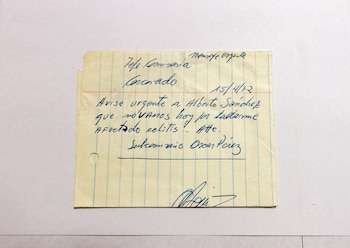 La carta más vieja que