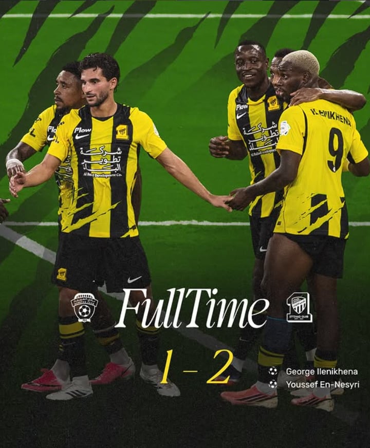 Al Ittihad se impuso 2-1 ante Al Fayah en la sexta fecha de la liga de Arabia Saudita, partido en el cual debutó Richard Ríos como titular del equipo - crédito @ittihadclub.sa/Instagram
