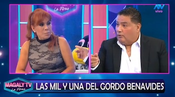 Alfredo Benavides asegura que tuvo miedo de trabajar con Magaly Medina. Captura: Magaly TV La Firme.