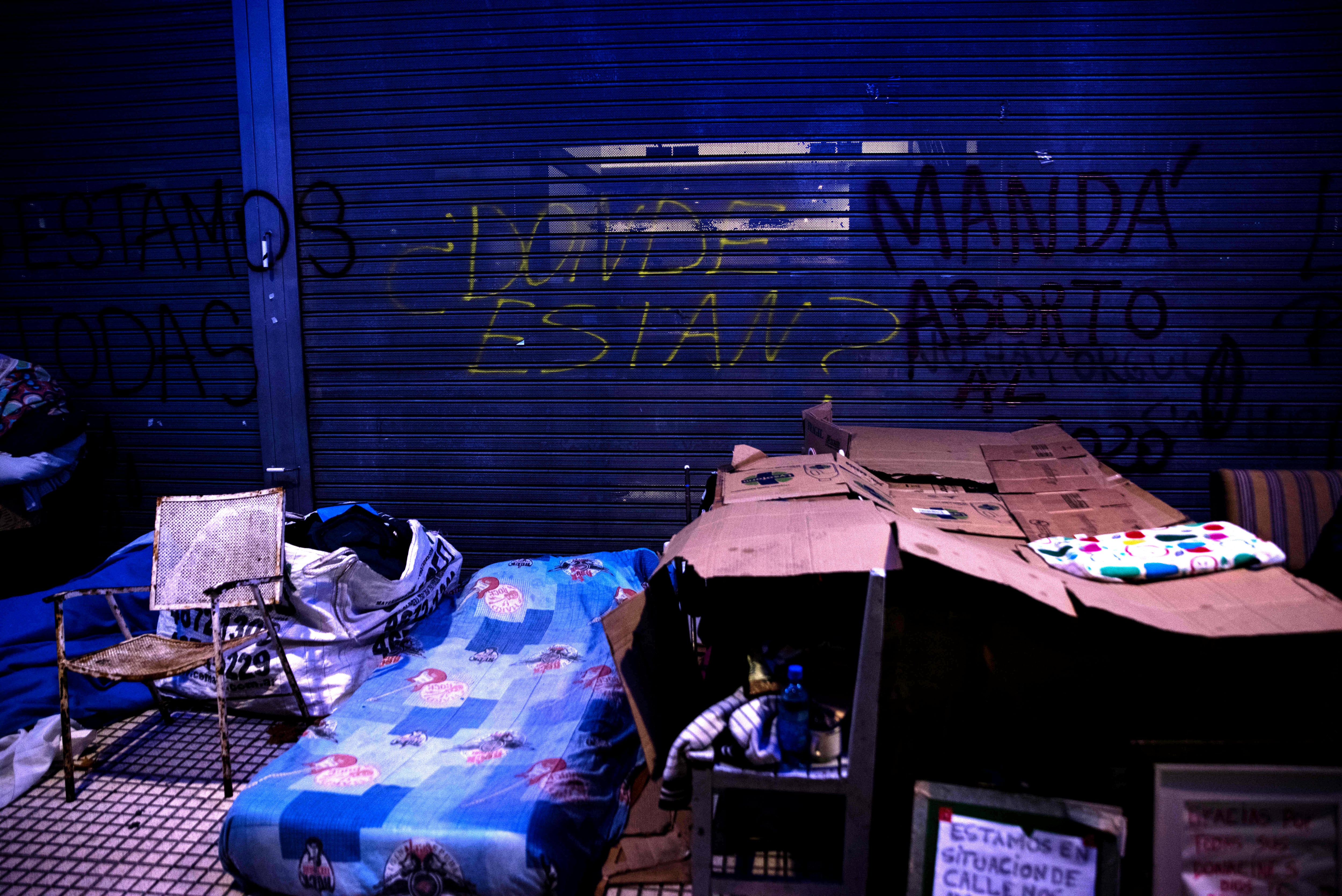 La Fundación Sí informó que recorre las calles los 365 días del año y que la demanda de ayuda aumenta durante el frío extremo (Franco Fafasuil)