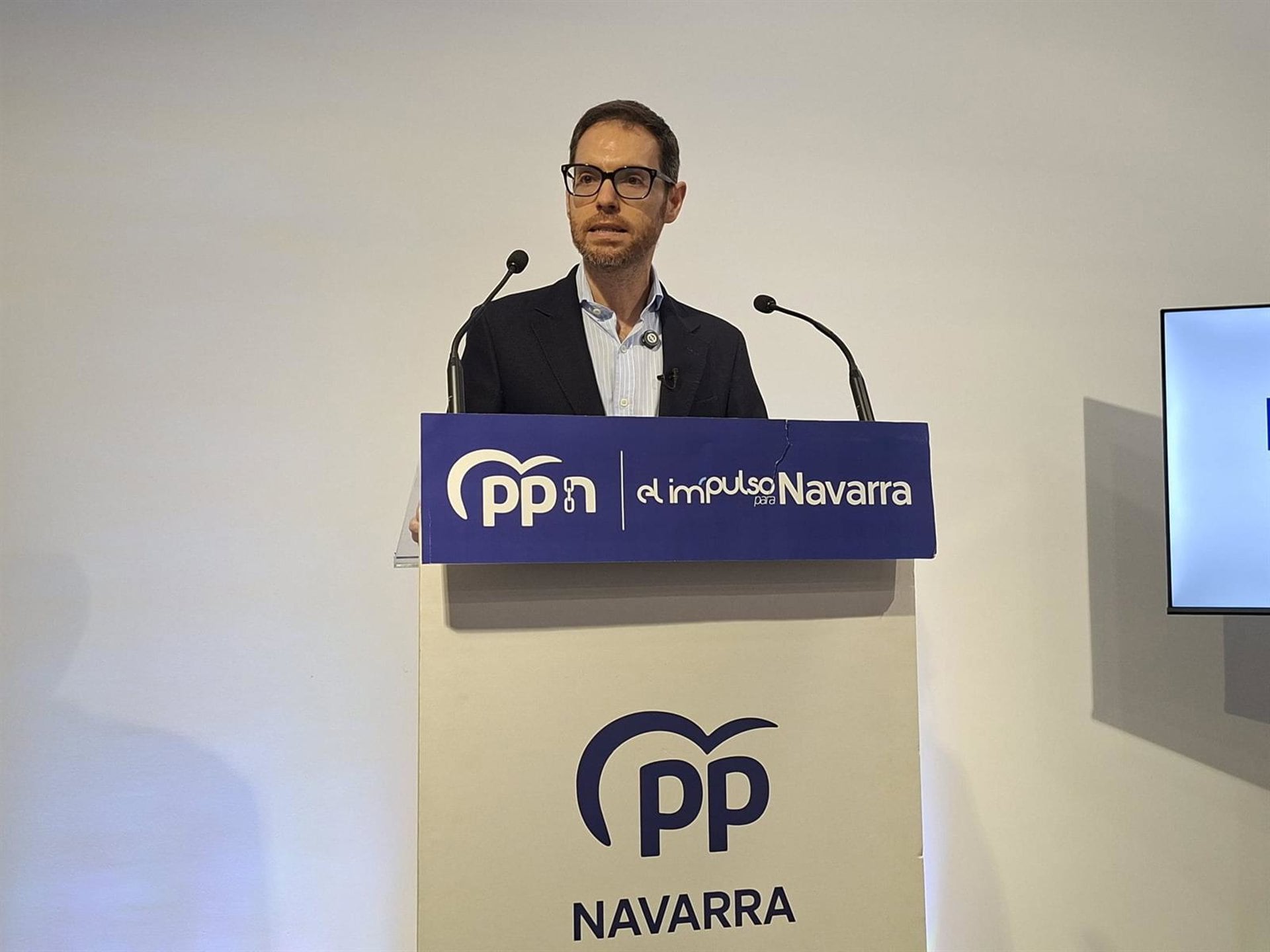 Sayas será el número dos por Navarra en la candidatura conjunta de PP y UPN al Congreso de los Diputados