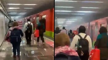 Reportan presencia de humo en