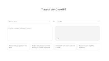 ChatGPT Translate es el nuevo
