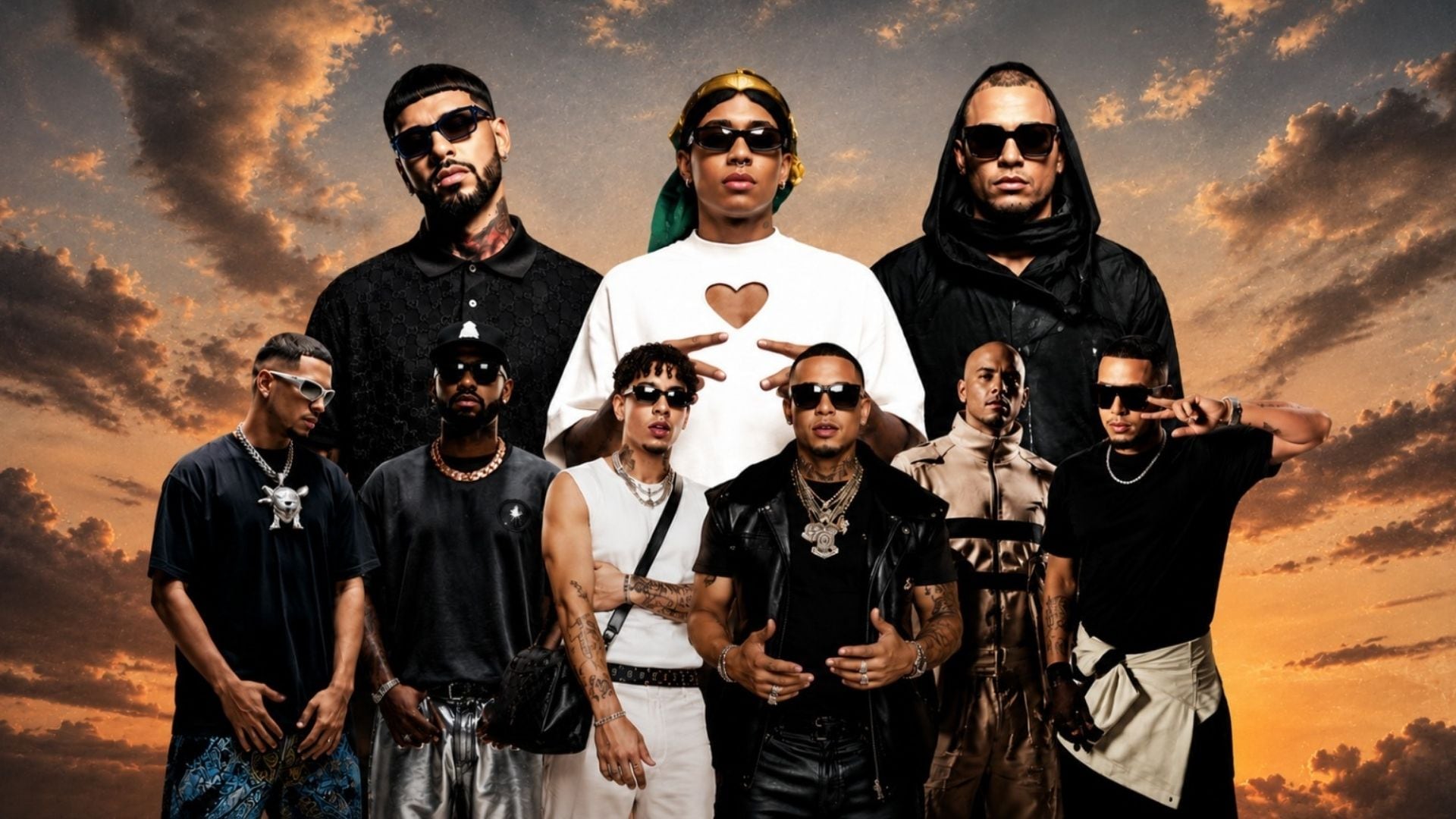 Varios exponentes de la música urbana protagonizan el cartel promocional de la séptima edición del Reggaeton Lima Festival.