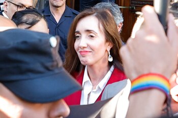 La vicepresidenta y titular del Senado, Victoria Villarruel (EFE)