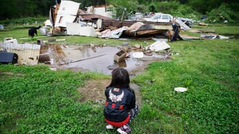 Una niña de cinco años