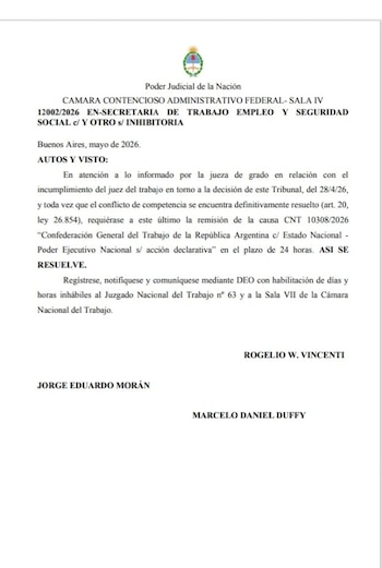 El fallo de la Cámara