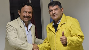 Gustavo Saenz (izquierda) y Alberto