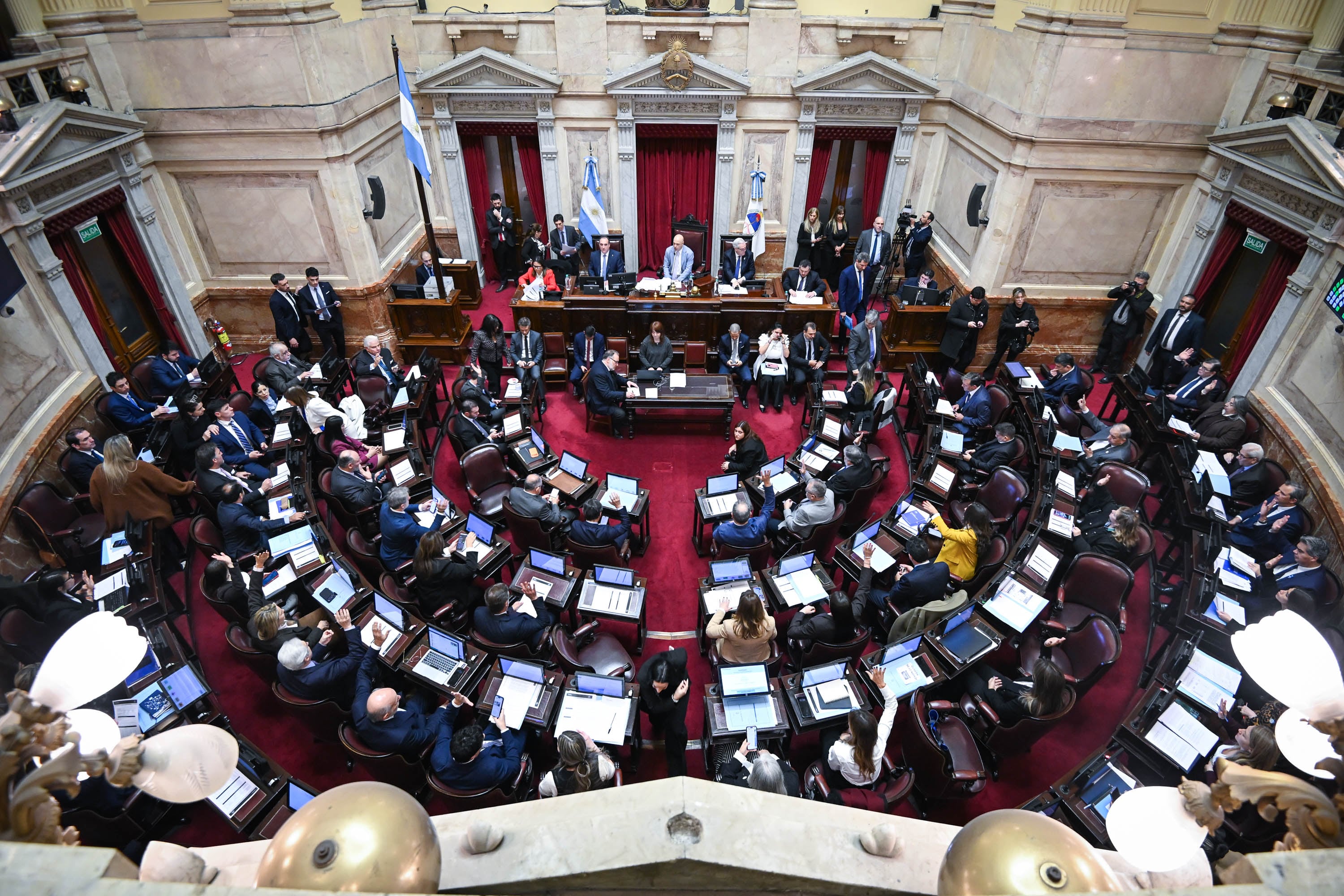 Sesión ordinaria del Senado de la Nación, el 27 de agosto del 2026