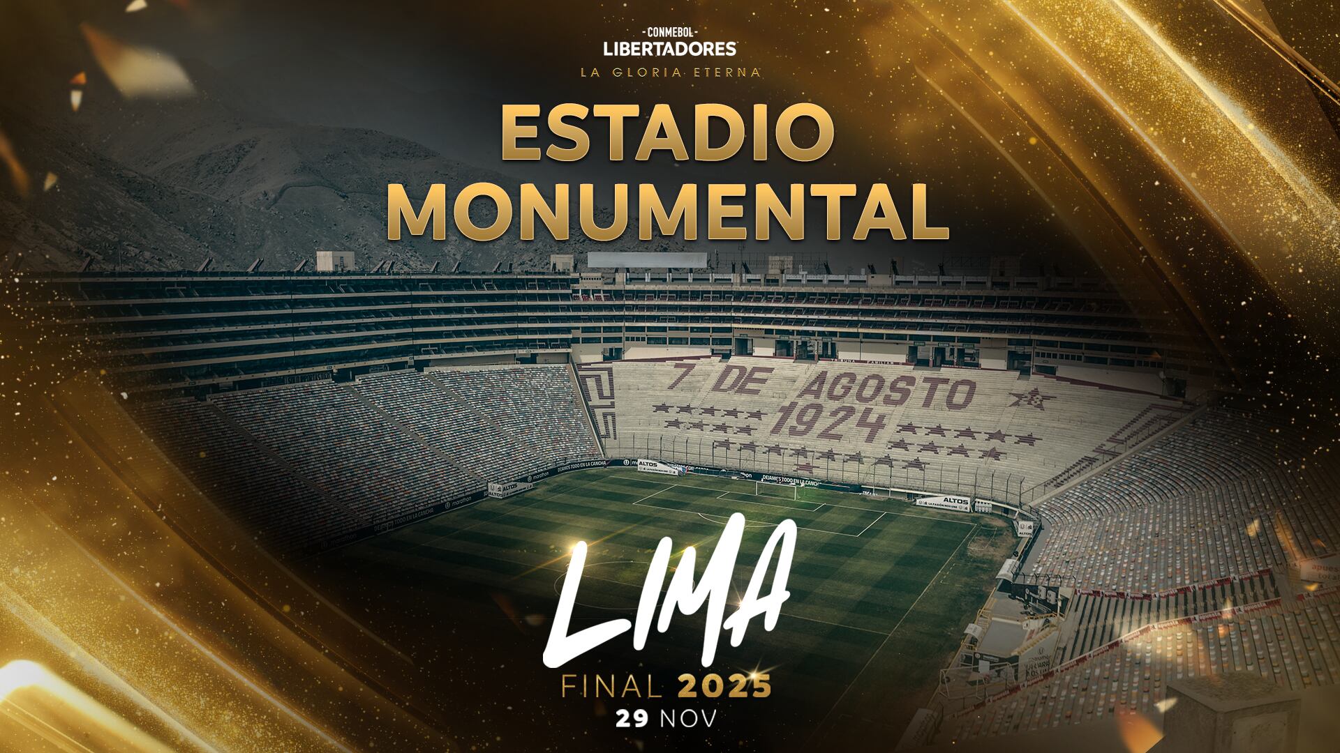 El Monumental de Lima es el estadio apuntado para la final de la Copa Libertadores