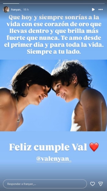 "Te amo desde el primer