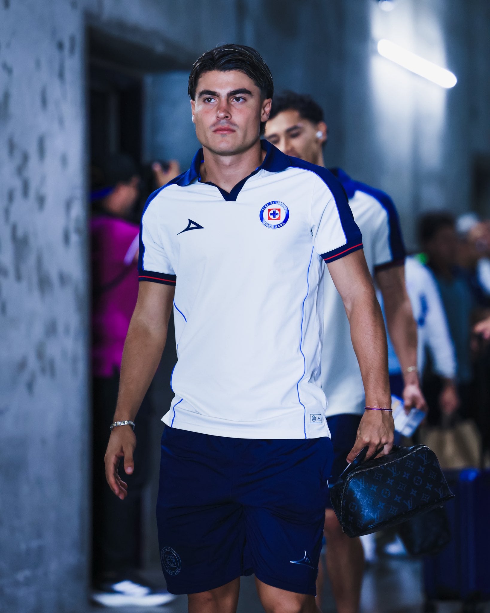 Llegada de Cruz Azul para enfrentar a Toluca en el Campeón de Campeones. (X/ @CruzAzul)