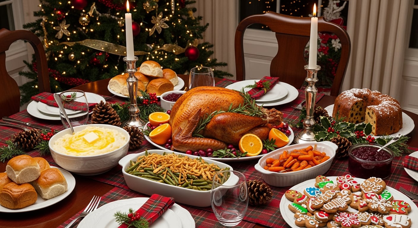 Las celebraciones navideñas suelen ir acompañadas con la idea de comida abundante. Sion embargo, expertos recomiendan medirse en las preparaciones - crédito Imagen Ilustrativa Infobae