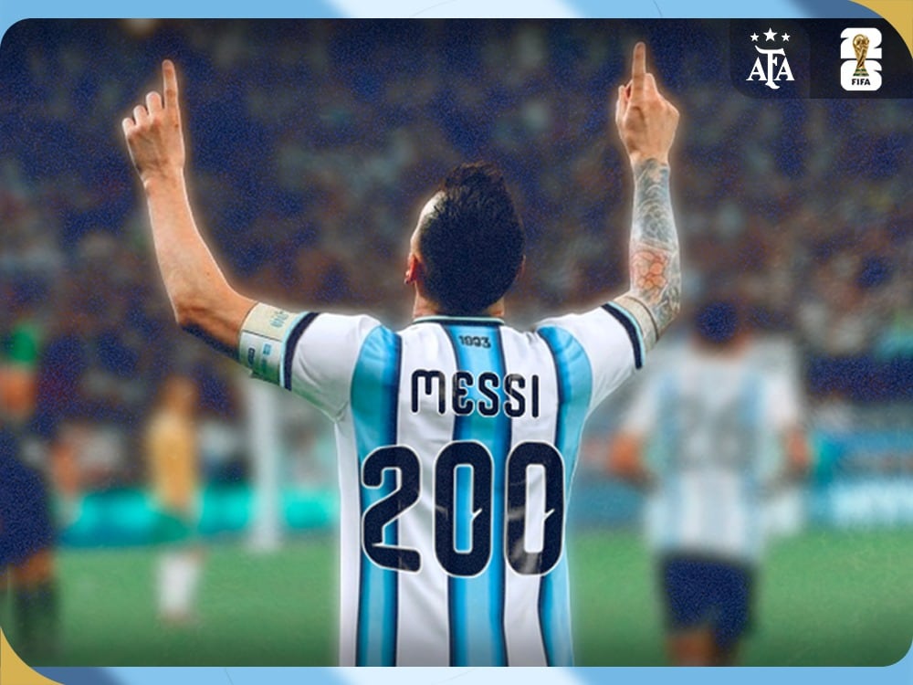 Messi cumplió 200 partidos en la selección argentina