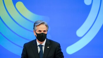 Blinken se reunió con Macron