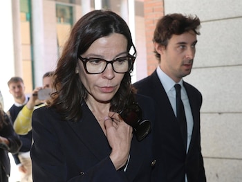 Silvia Bronchalo llega al juzgado de Violencia sobre la Mujer número 1 de Alcobendas (Europa Press)