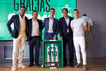 Despedida de Canales del Betis