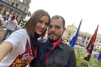 Xiomara Blandino, casada con Juan