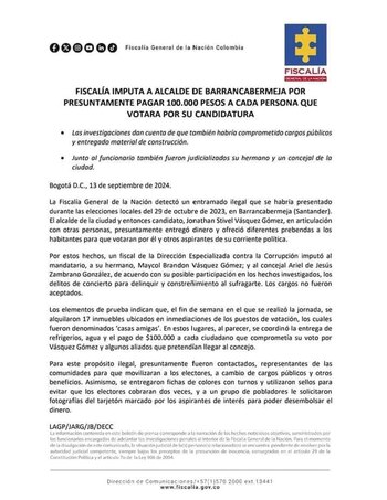 Documento oficial con el que