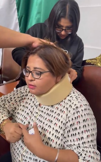 La diputada Claudia Pérez resultó