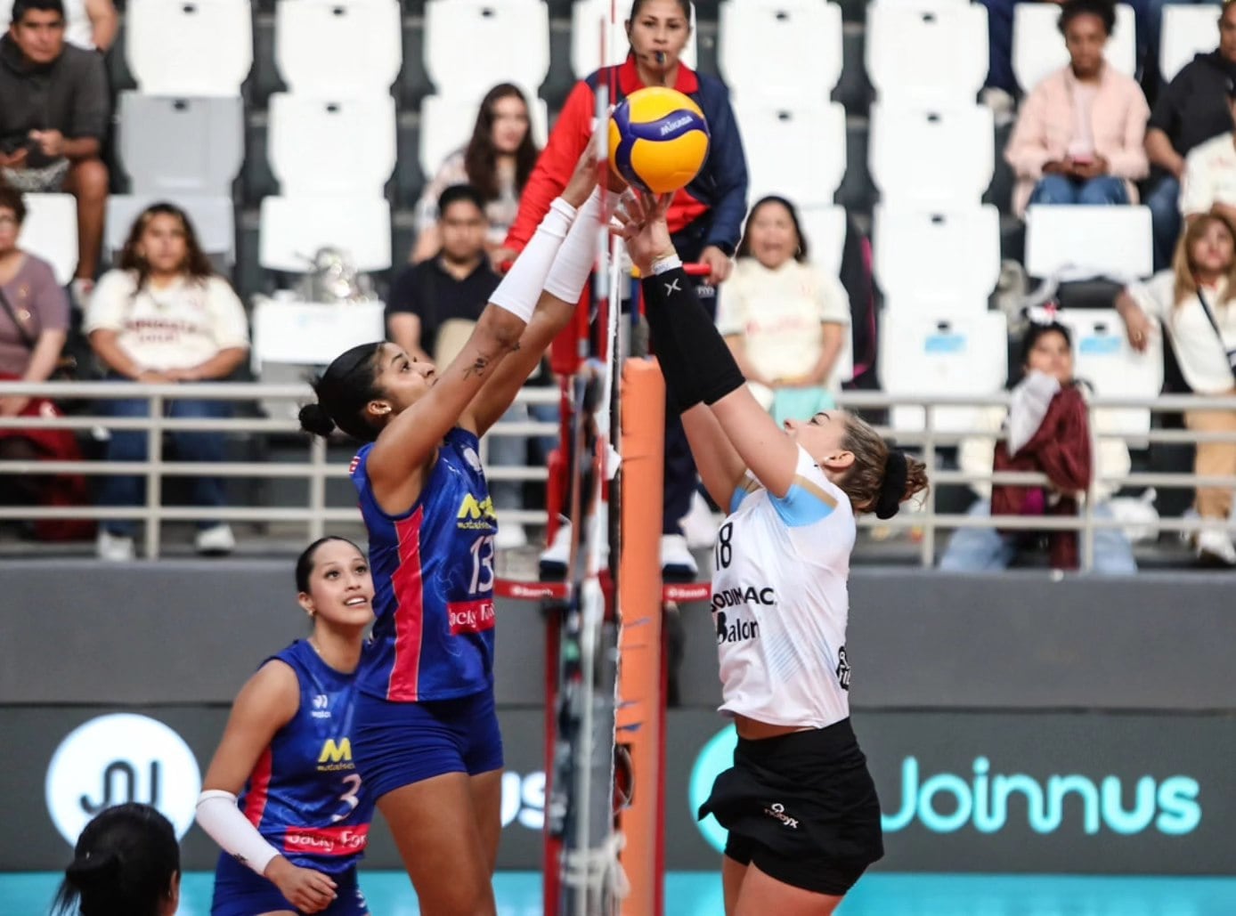 Florangel Terrero fue protagonista en la victoria de Géminis ante Regatas. Crédito: Liga Peruana de Vóley