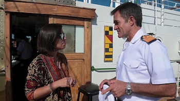 El comandante de la Fragata,