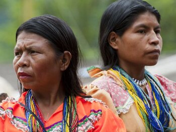 Un ritual de jaibanismo en la Casa de la Moneda conecta a Martínez con sus raíces indígenas y simboliza protección cultural - crédito Freddy Cabarcas/Unfpa Colombia